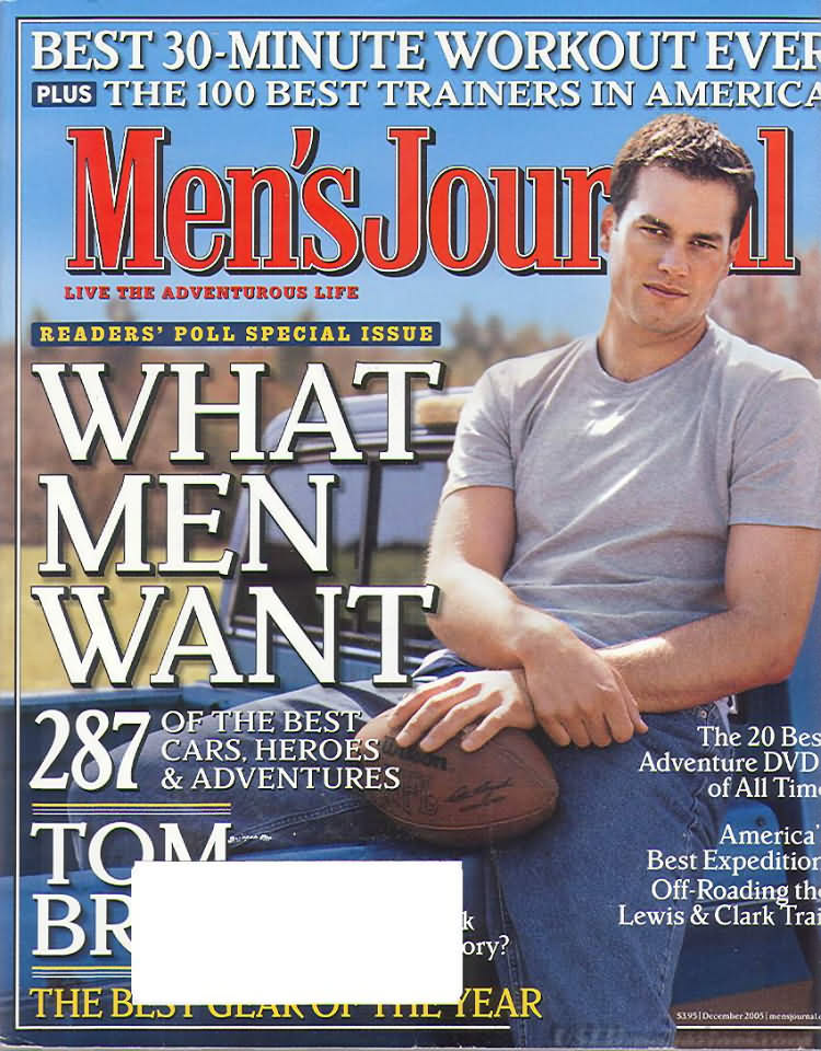 Men's Journal December 2005 magazine back issue Men's Journal magizine back copy Men's Journal December 2005 Mens Lifestyle Outdoor Living Magazine Back Issue Published by American Media Publishing Group. The 20 Best Adventure DVD Of All Time.