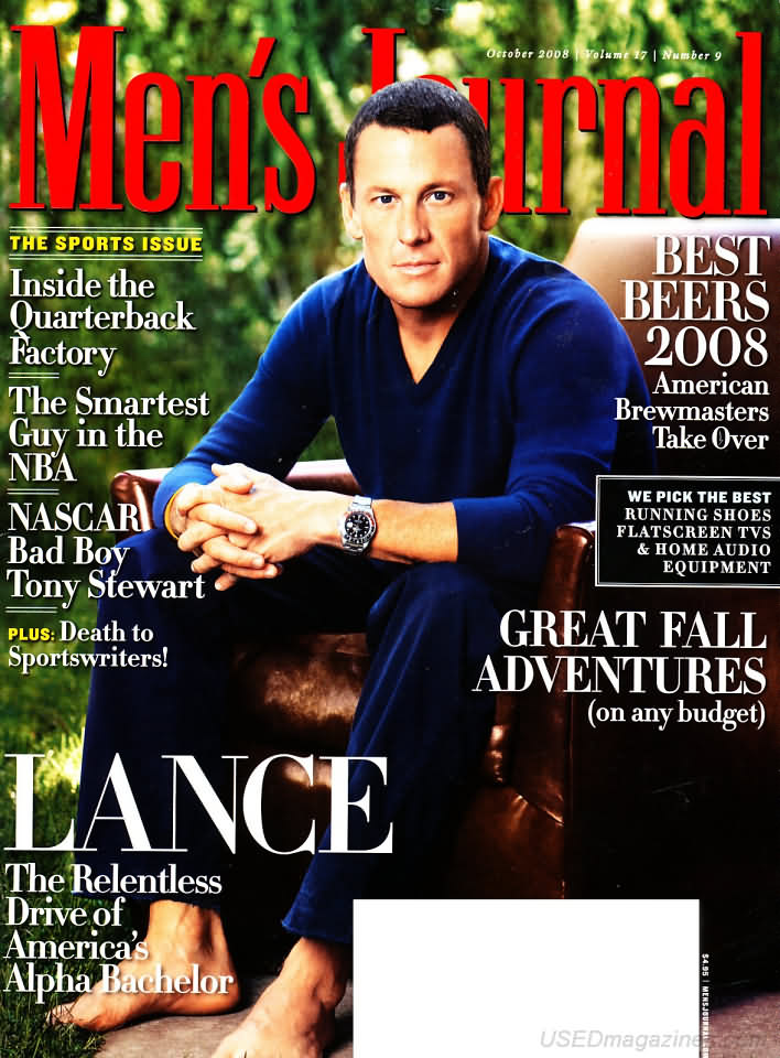 Men's Journal October 2008 magazine back issue Men's Journal magizine back copy Men's Journal October 2008 Mens Lifestyle Outdoor Living Magazine Back Issue Published by American Media Publishing Group. Inside The Quarterback Factory.