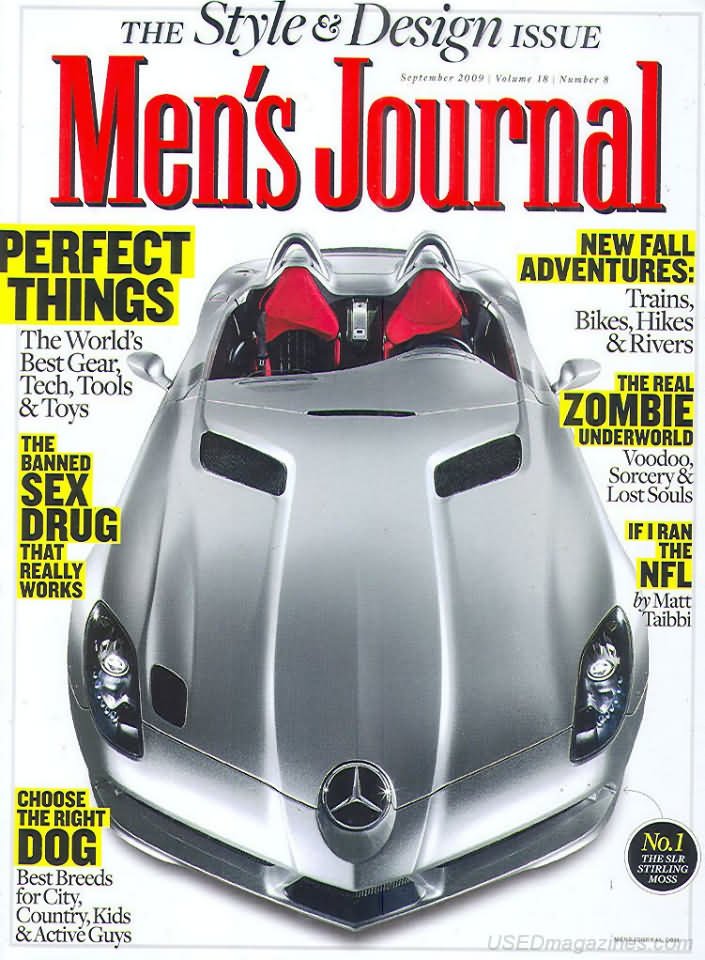 Men's Journal September 2009 magazine back issue Men's Journal magizine back copy Men's Journal September 2009 Mens Lifestyle Outdoor Living Magazine Back Issue Published by American Media Publishing Group. Perfect Things The World's Best  Gear, Tech, Tools & Toys.