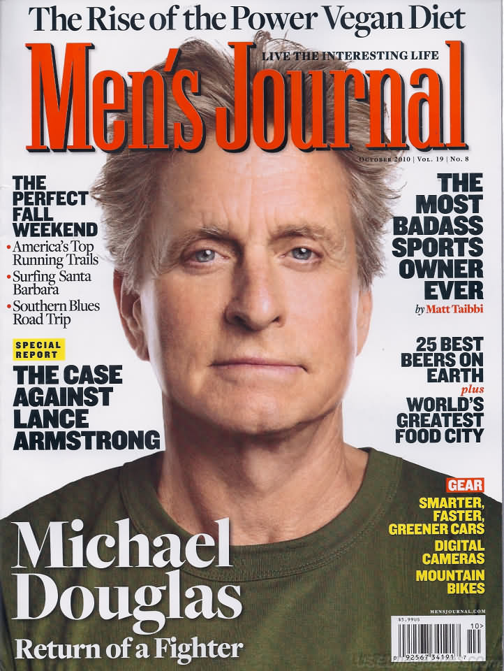 Men's Journal October 2010 magazine back issue Men's Journal magizine back copy Men's Journal October 2010 Mens Lifestyle Outdoor Living Magazine Back Issue Published by American Media Publishing Group. The Most Badass Sports Owner Ever By Matt Taibbi.