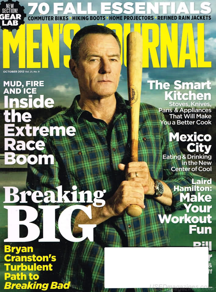 Men's Journal October 2012 magazine back issue Men's Journal magizine back copy Men's Journal October 2012 Mens Lifestyle Outdoor Living Magazine Back Issue Published by American Media Publishing Group. Mud, Fire And Ice Inside The Extreme Race Boom.
