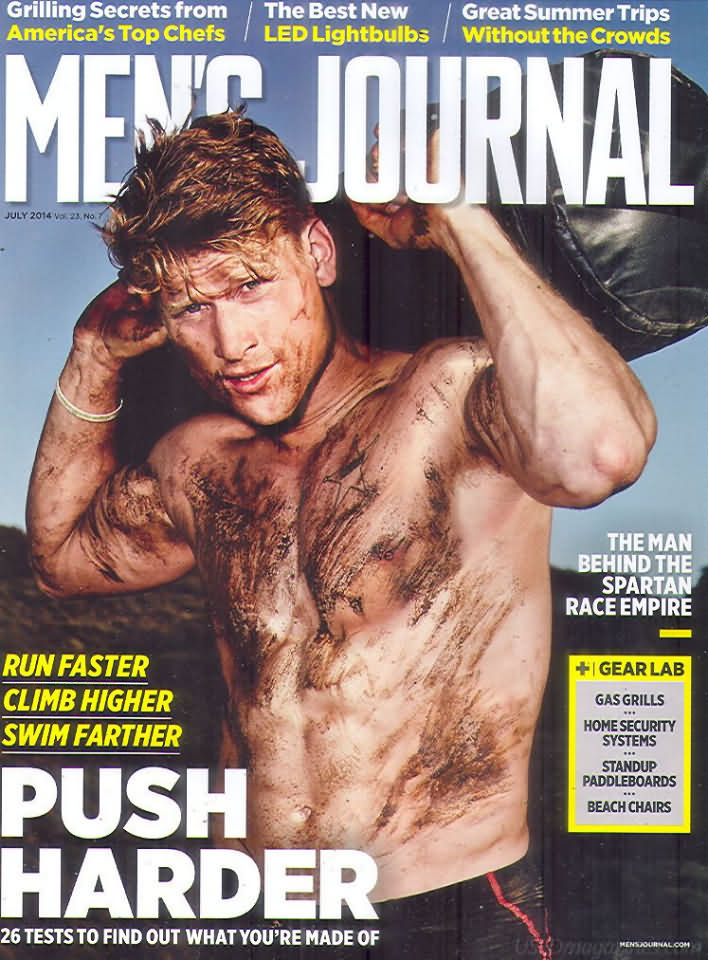 Men's Journal July 2014 magazine back issue Men's Journal magizine back copy Men's Journal July 2014 Mens Lifestyle Outdoor Living Magazine Back Issue Published by American Media Publishing Group. Run Faster Climb Higher Swim Farther.