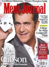 Mel Gibson magazine cover appearance Men's Journal February 2010