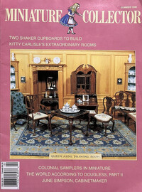 Miniature Collector Summer 1990 magazine back issue cover image