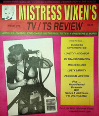 Mistress Vixen's TV/TS Review # 10 magazine back issue