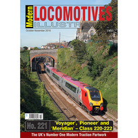 Modern Locomotives Illustrated # 221, October/November 2016 magazine back issue