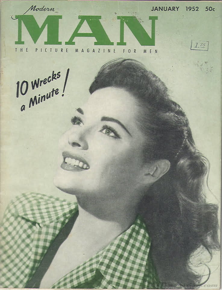Modern Man January 1952 magazine back issue Modern Man magizine back copy Modern Man January 1952 Adult Mens Softcore Porn Magazine Back Issue Published by Publishers Development Corp. The Picture Magazine For Men.