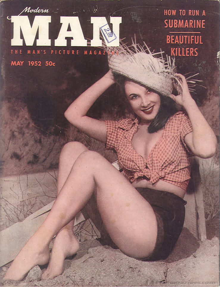 Modern Man May 1952 magazine back issue Modern Man magizine back copy Modern Man May 1952 Adult Mens Softcore Porn Magazine Back Issue Published by Publishers Development Corp. How To Run A Submarine.