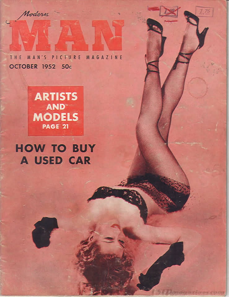 Modern Man October 1952 magazine back issue Modern Man magizine back copy Modern Man October 1952 Adult Mens Softcore Porn Magazine Back Issue Published by Publishers Development Corp. Artists And Models.