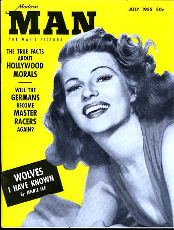 Modern Man July 1955 magazine back issue Modern Man magizine back copy Modern Man July 1955 Adult Mens Softcore Porn Magazine Back Issue Published by Publishers Development Corp. The True Facts About Hollywood Morals.