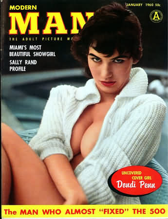 Modern Man January 1960 magazine back issue Modern Man magizine back copy Modern Man January 1960 Adult Mens Softcore Porn Magazine Back Issue Published by Publishers Development Corp. Miami's Most Beautiful Showgirl.