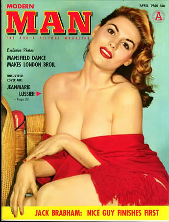 Modern Man April 1960 magazine back issue Modern Man magizine back copy Modern Man April 1960 Adult Mens Softcore Porn Magazine Back Issue Published by Publishers Development Corp. Mansfield Dance Makes London Broil.