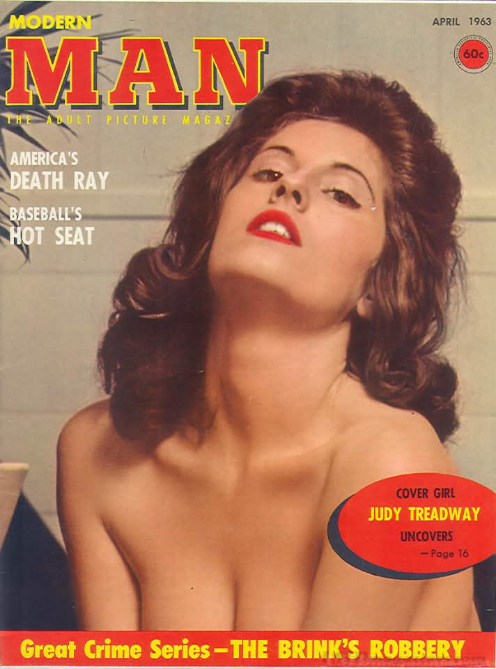 Modern Man April 1963 magazine back issue Modern Man magizine back copy Modern Man April 1963 Adult Mens Softcore Porn Magazine Back Issue Published by Publishers Development Corp. America's Death Ray Baseball's Hot Seat.