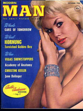 Modern Man October 1963 magazine back issue Modern Man magizine back copy Modern Man October 1963 Adult Mens Softcore Porn Magazine Back Issue Published by Publishers Development Corp. Wheels... Cars Of Tomorrow.