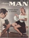 Modern Man August 1951 magazine back issue cover image