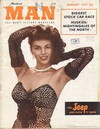 Modern Man January 1953 magazine back issue cover image