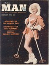 Modern Man February 1953 magazine back issue cover image