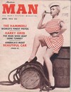 Modern Man April 1953 magazine back issue cover image