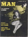 Modern Man October 1953 magazine back issue cover image