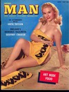Modern Man April 1957 magazine back issue cover image