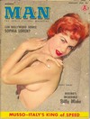 Modern Man February 1958 magazine back issue cover image
