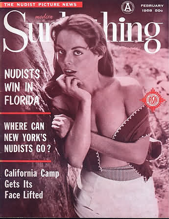Modern Sunbathing February 1958 magazine back issue Modern Sunbathing magizine back copy Modern Sunbathing February 1958 Adult Magazine Back Issue Published Modern Sunbathing and Hygiene. Nudists Win In Florida.