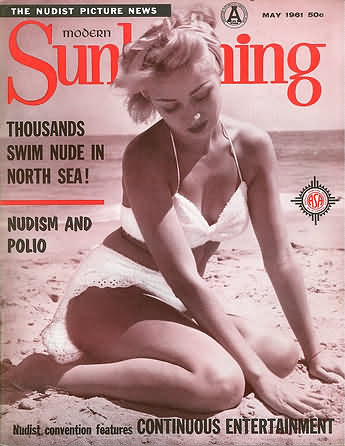 Modern Sunbathing May 1961 magazine back issue Modern Sunbathing magizine back copy Modern Sunbathing May 1961 Adult Magazine Back Issue Published Modern Sunbathing and Hygiene. Thousands Swim Nude In North Sea!.