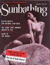 Modern Sunbathing August 1954 magazine back issue cover image
