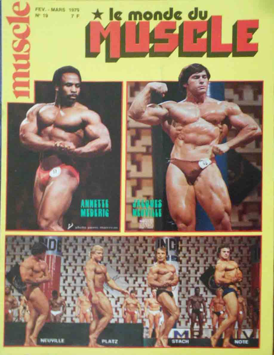Le Monde du Muscle # 19 magazine back issue Le Monde du Muscle magizine back copy 