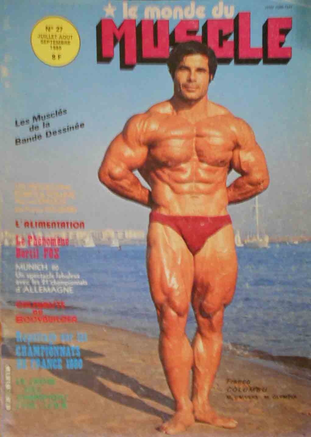 Le Monde du Muscle # 27 magazine back issue Le Monde du Muscle magizine back copy 