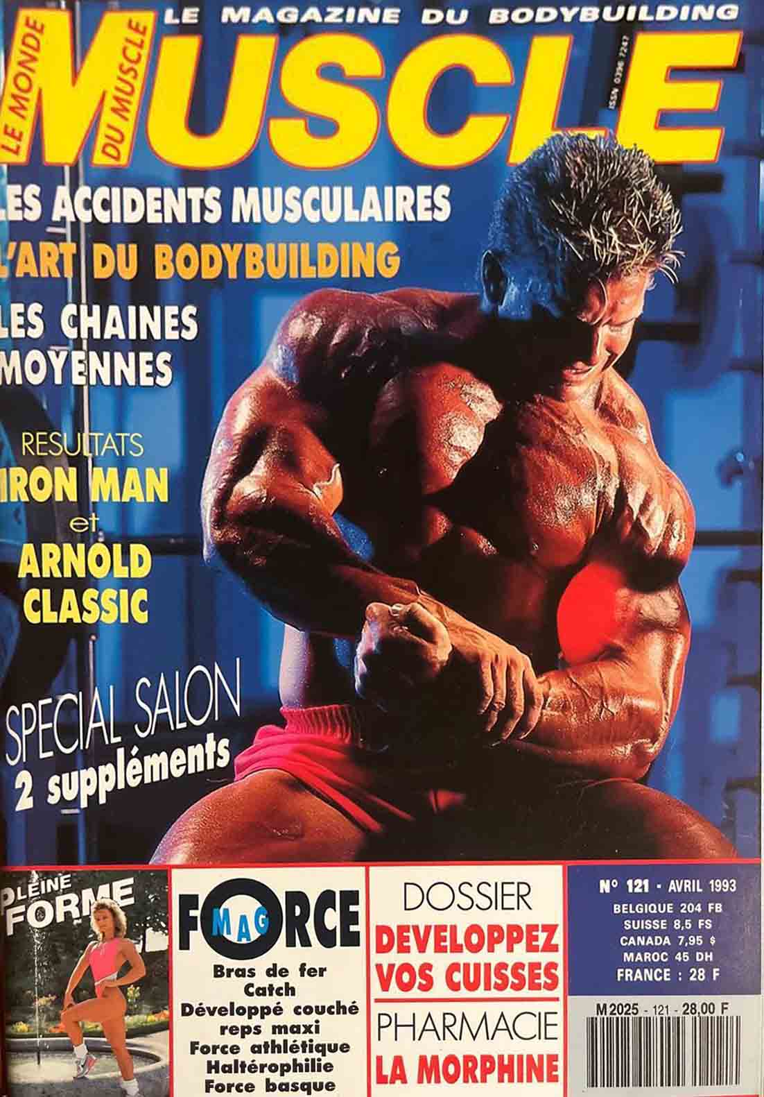 Le Monde du Muscle # 121 magazine back issue Le Monde du Muscle magizine back copy 