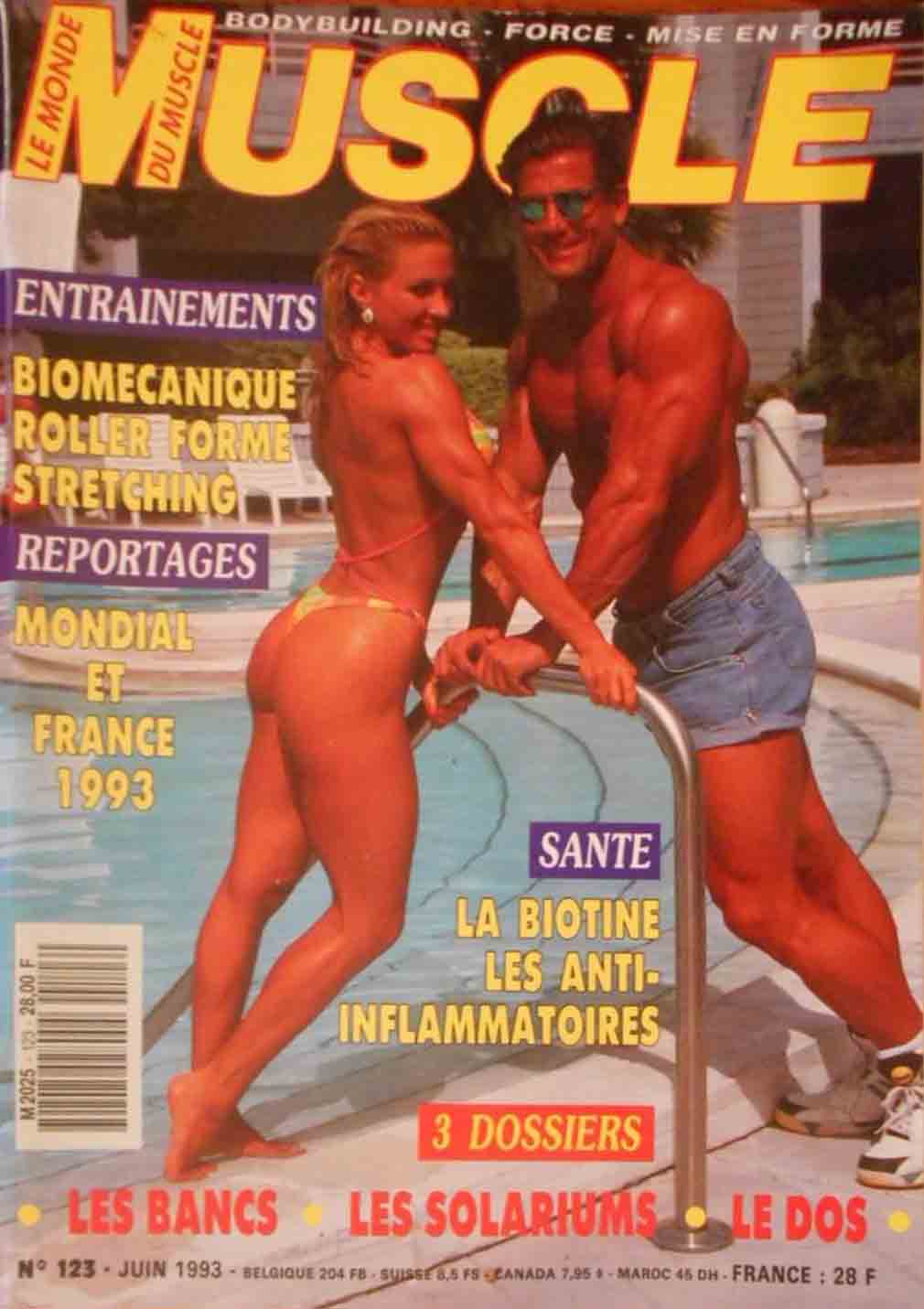 Le Monde du Muscle # 123 magazine back issue Le Monde du Muscle magizine back copy 