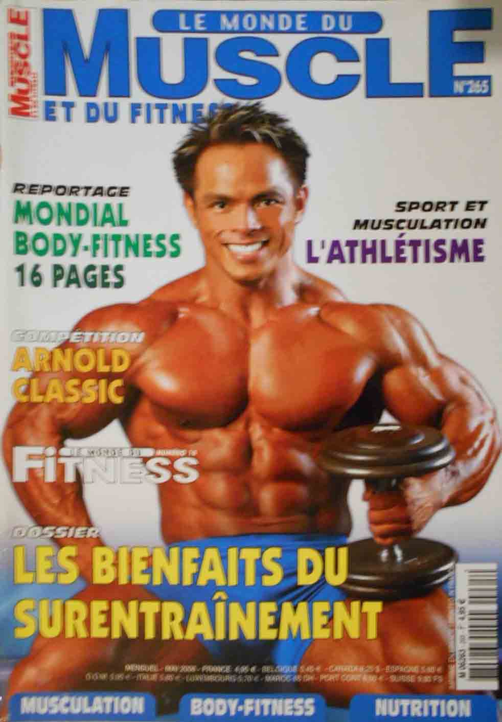 Le Monde du Muscle # 265 magazine back issue Le Monde du Muscle magizine back copy 