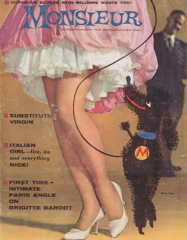 Monsieur May 1959 magazine back issue Monsieur magizine back copy 1959 back issues of monsieur magazine for men sexy erotic clasic pictorials nude women italian girls