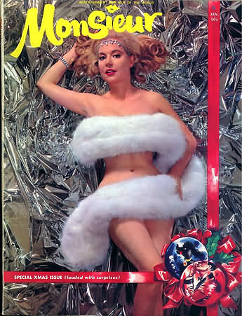 Monsieur January 1960 magazine back issue Monsieur magizine back copy 
