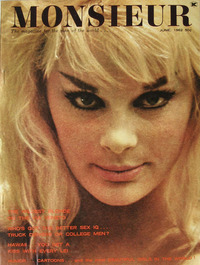 Monsieur June 1962 magazine back issue cover image