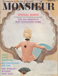 Monsieur March 1965 magazine back issue