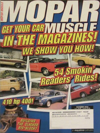 Mopar Muscle October 2000 magazine back issue