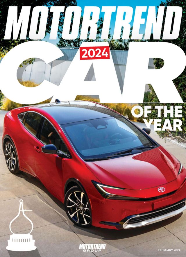 Motortrend February 2024 magazine back issue Motortrend magizine back copy 