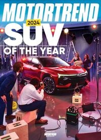 Motortrend January 2024 magazine back issue cover image