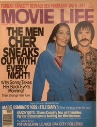 Farrah Fawcett magazine cover appearance Movie Life August 1977