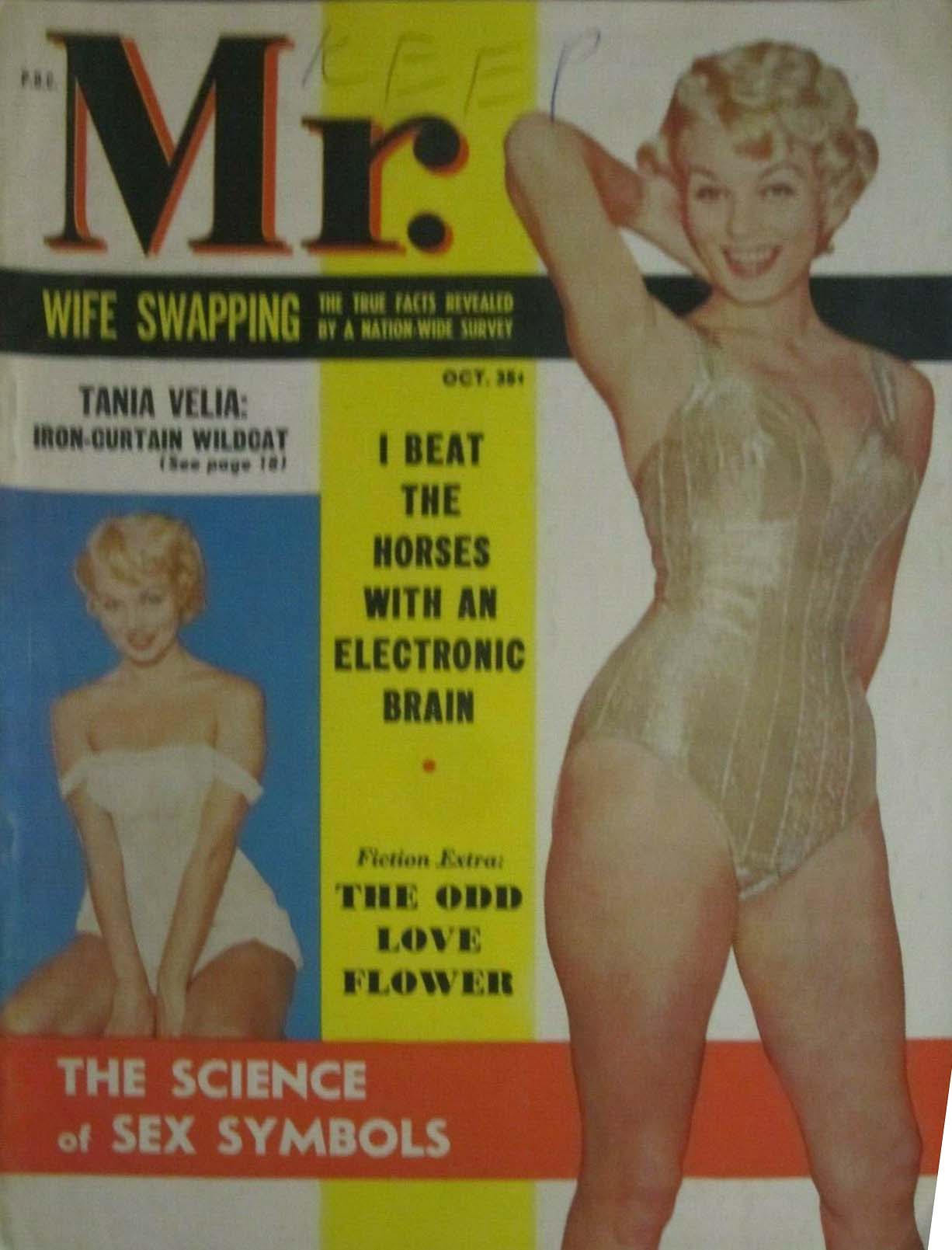 Mr. October 1959 magazine back issue Mr. magizine back copy 