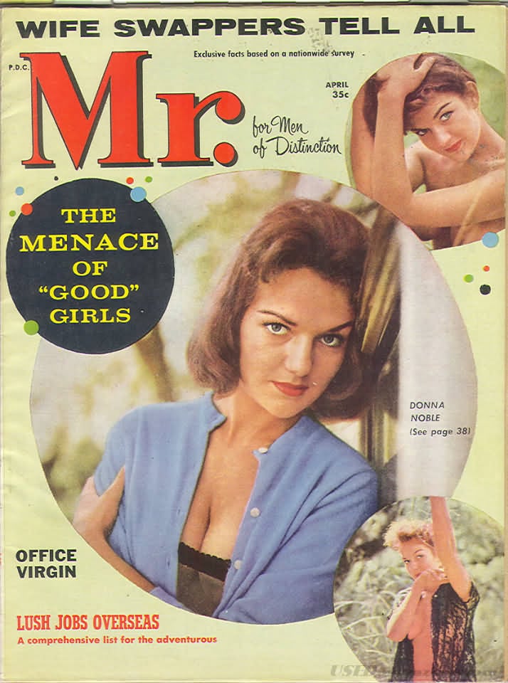 Mr. April 1960 magazine back issue Mr. magizine back copy 