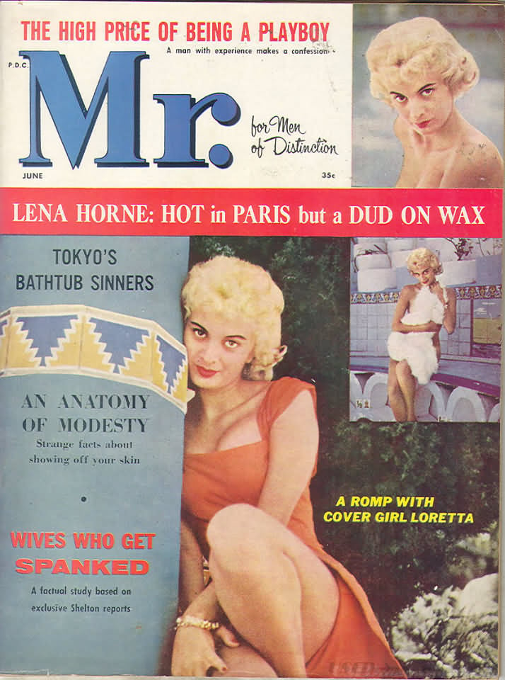 Mr. June 1960 magazine back issue Mr. magizine back copy 