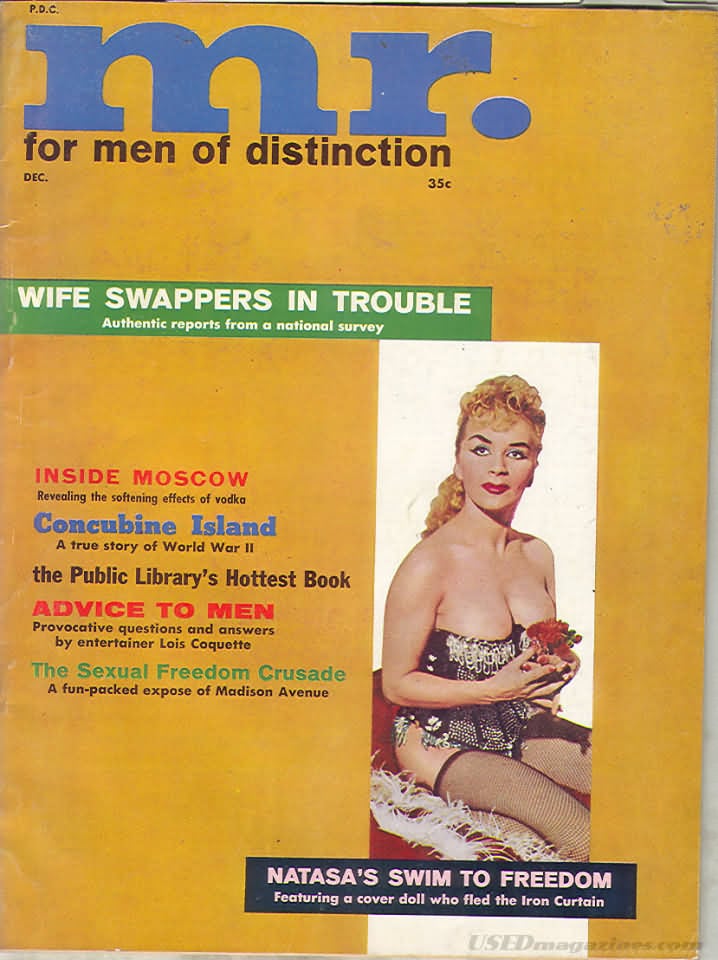 Mr. December 1961 magazine back issue Mr. magizine back copy 