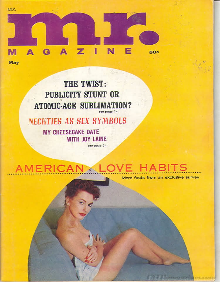 Mr. May 1962 magazine back issue Mr. magizine back copy 