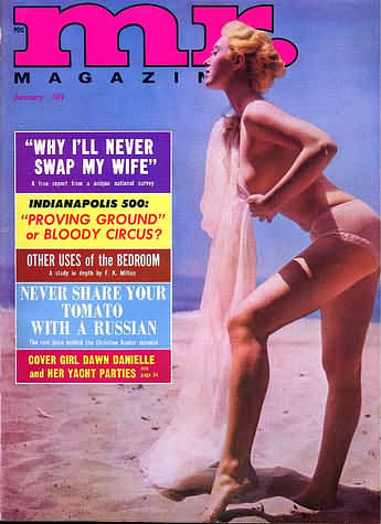 Mr. January 1964 magazine back issue Mr. magizine back copy 