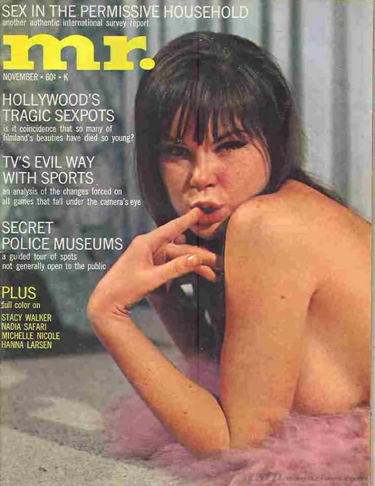 Mr. November 1967 magazine back issue Mr. magizine back copy 