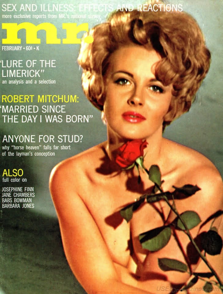 Mr. February 1968 magazine back issue Mr. magizine back copy 