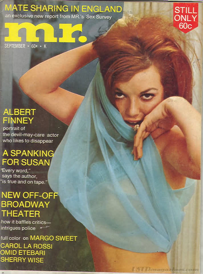Mr. September 1968 magazine back issue Mr. magizine back copy 